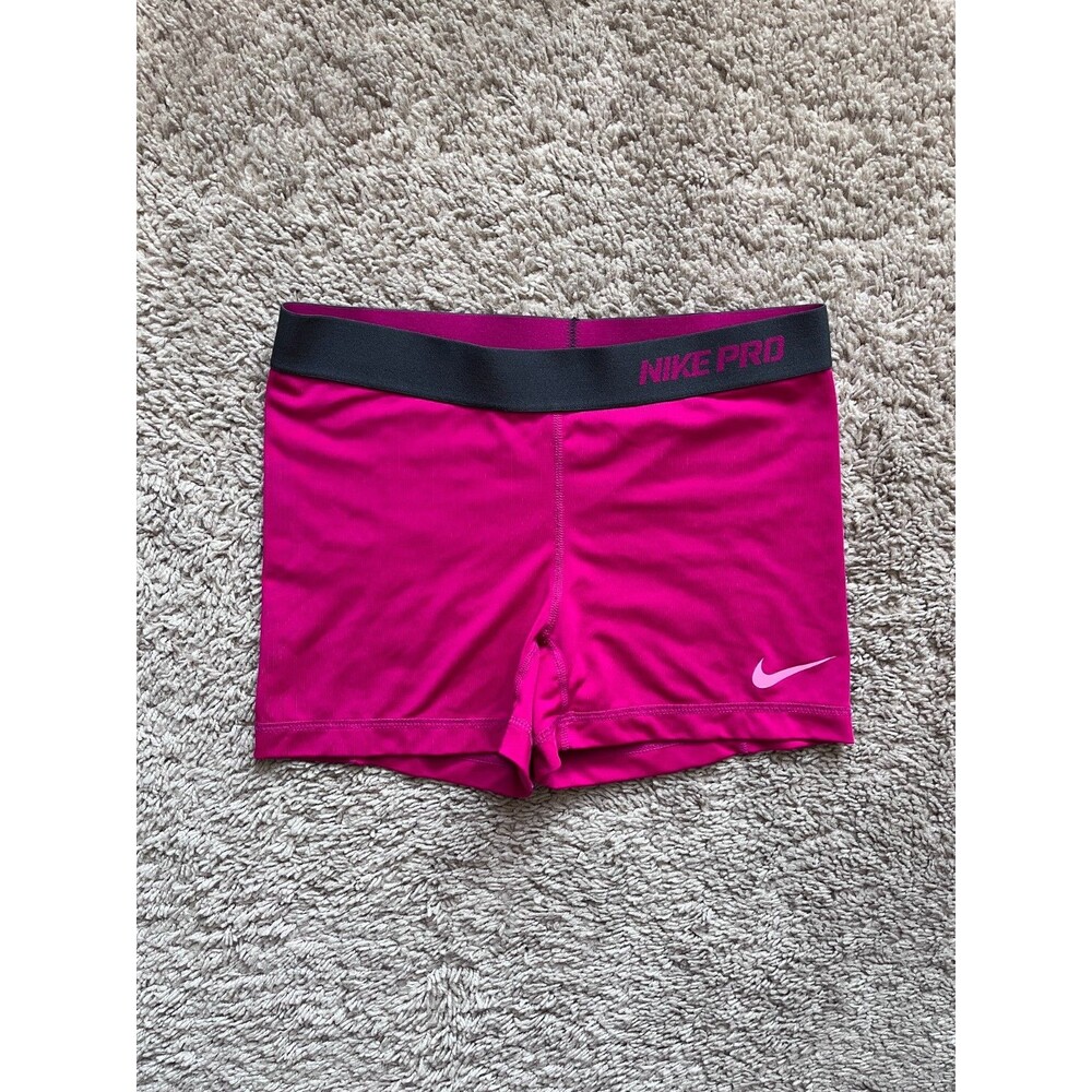 Nike PRO Women's Compression Shorts in Hot Pink Size MEDIUM